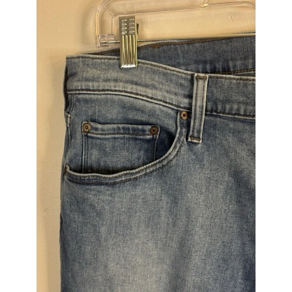 PAIGE Federal Jeans Mens 33x33 Medium Wash Slim Straight 5 Pocket Stretch Denim